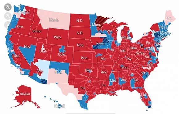 美国选举最新地图揭示选情变化及未来趋势展望
